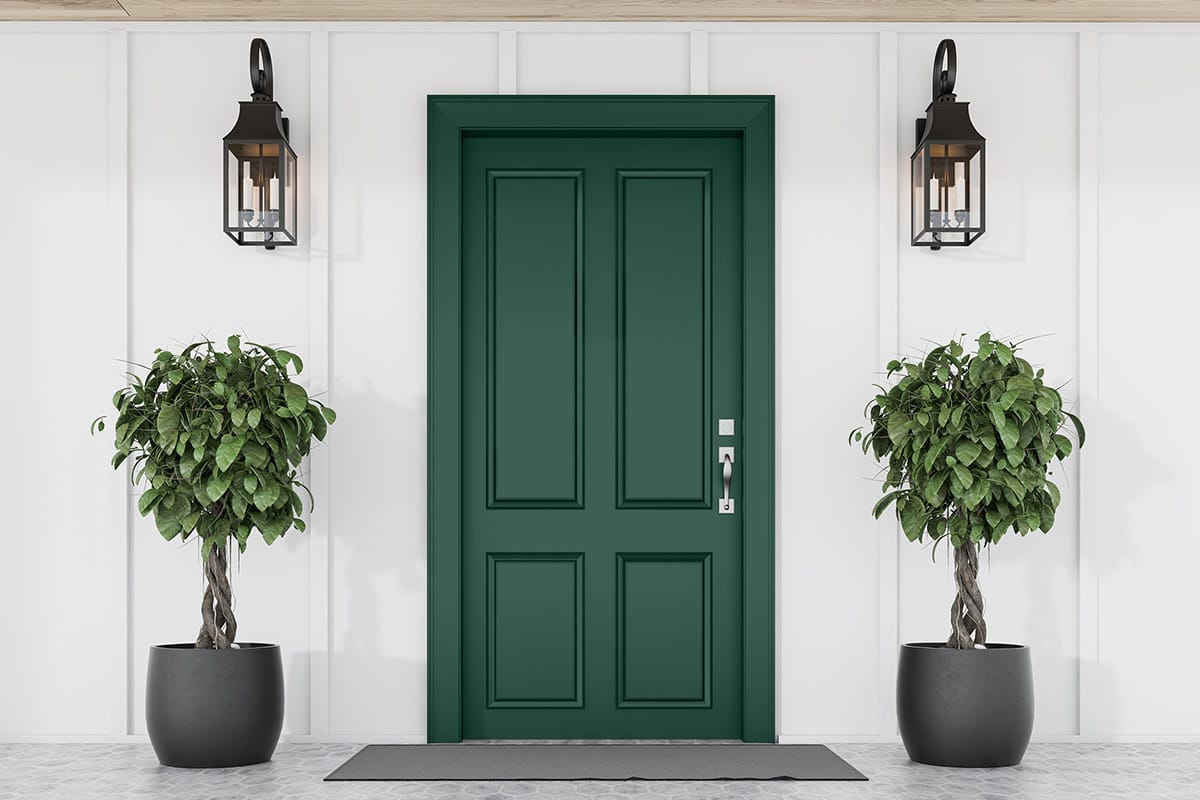 green door